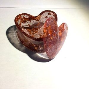 Heart shaped Trinket Box (Stash Jar)